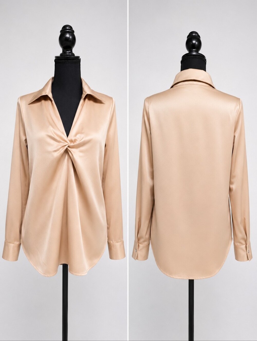 Satin Blouse Longsleeve